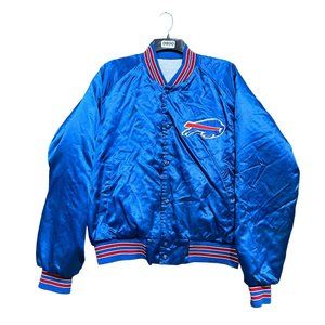 vintage buffalo bills puffer jacket size medium